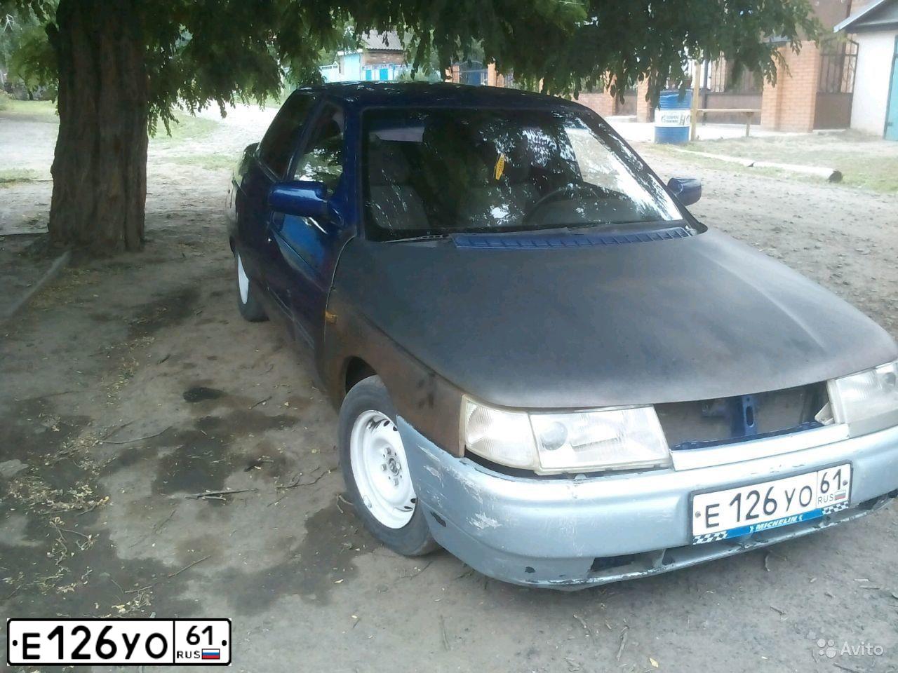 Фото автомобиля LADA 2110, 2002 — госномер Е126УО61. Цвет: СЕРЕБРИСТО ЯРКО-СИНИЙ