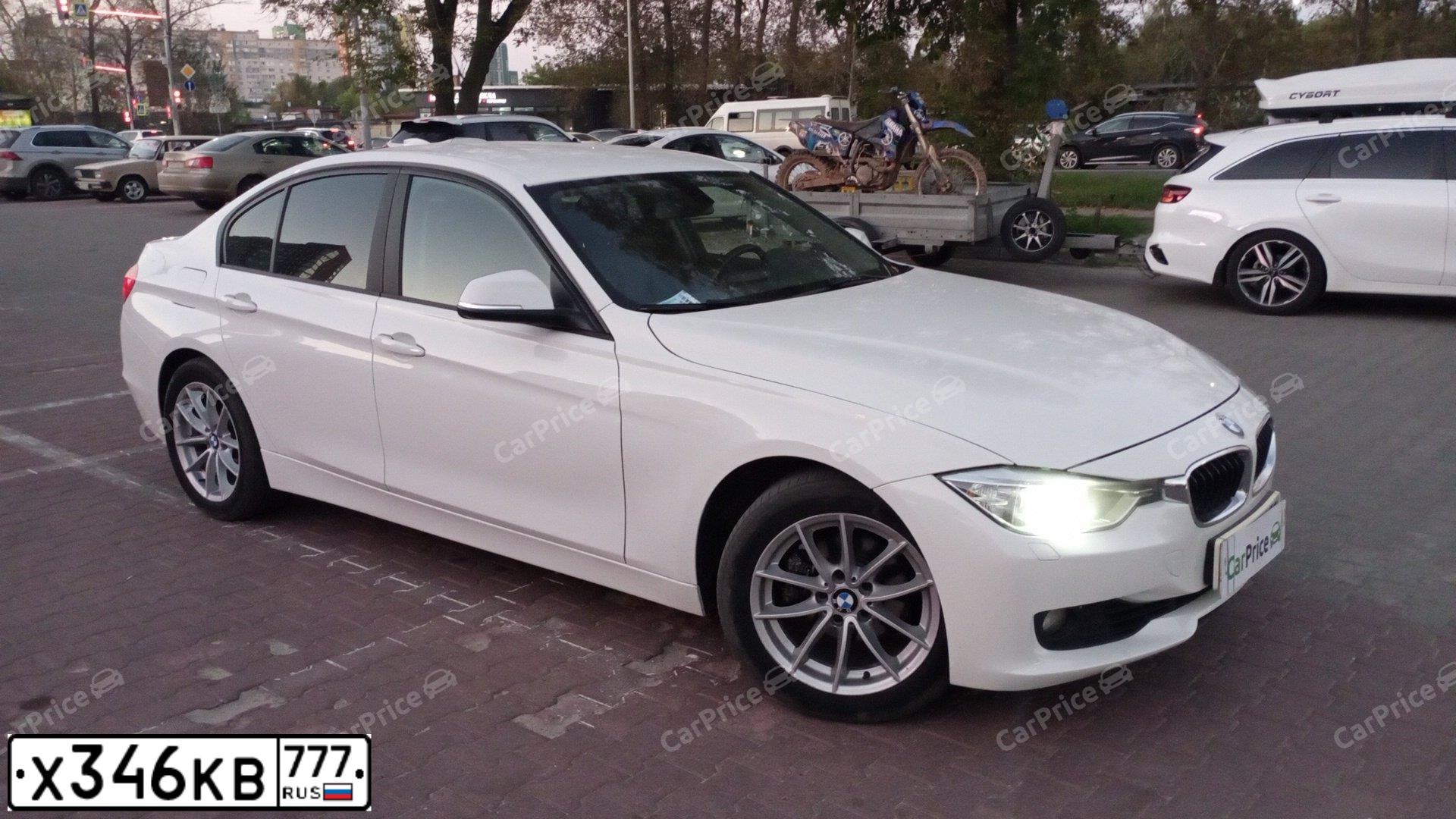 Фото автомобиля BMW SERIE 3, 2014 — госномер С114ЕМ152. Цвет: Белый