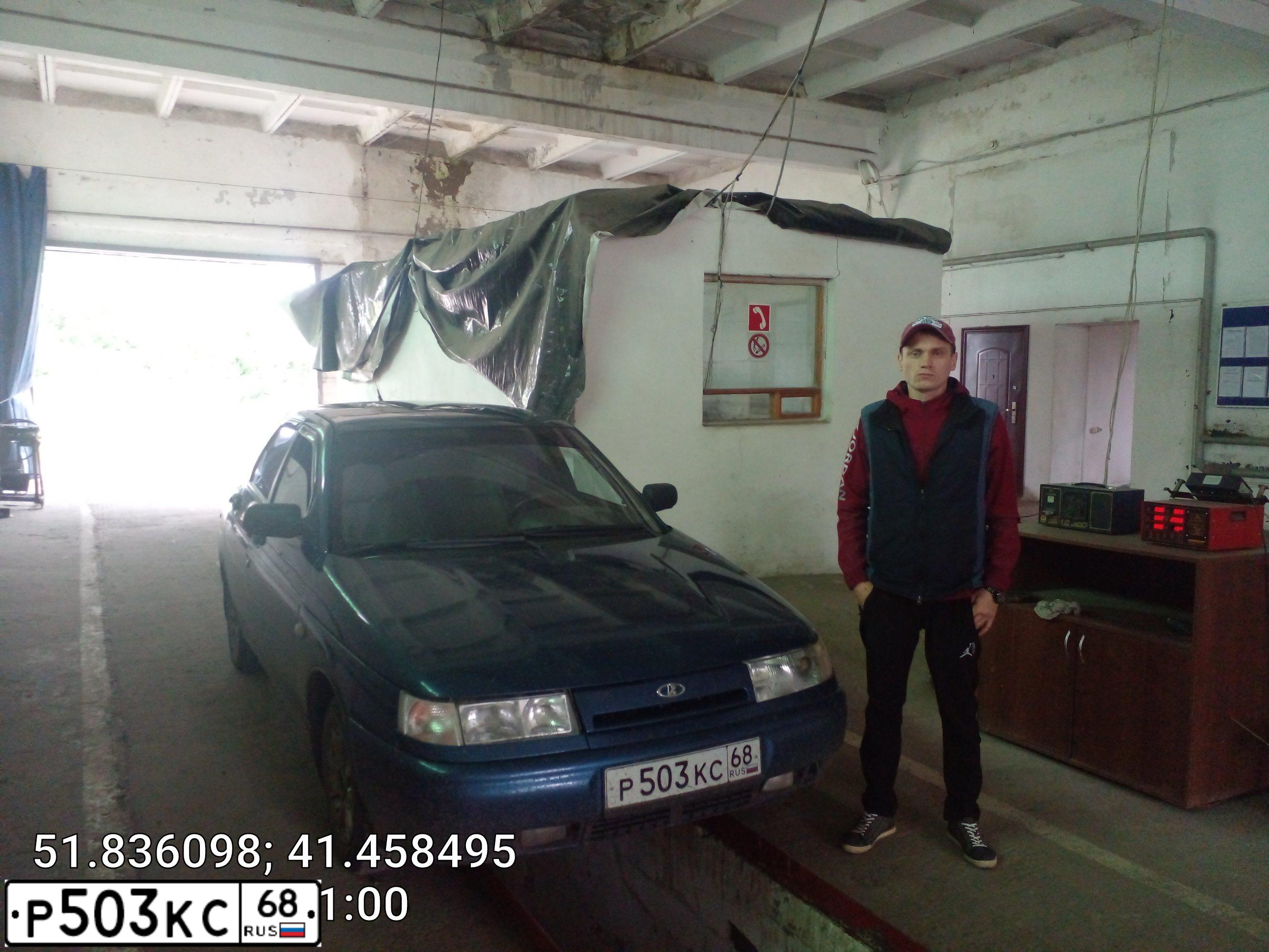 Фото автомобиля LADA 2110, 2004 — госномер А888РС68. Цвет: СИНЕ-ЗЕЛЕНЫЙ