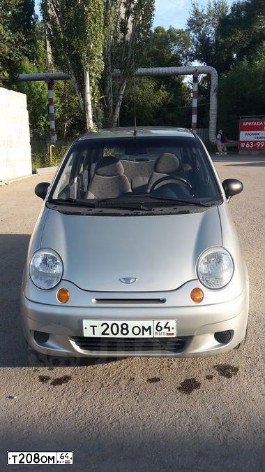 Фото автомобиля DAEWOO MATIZ, 2007 — госномер К963ХР64. Цвет: Серебристый