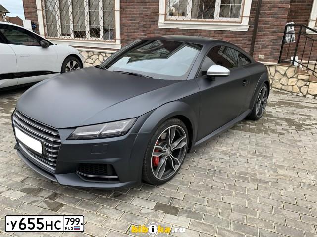 Фото автомобиля АУДИ TTS, 2015 — госномер Е819ВА323. Цвет: голубой