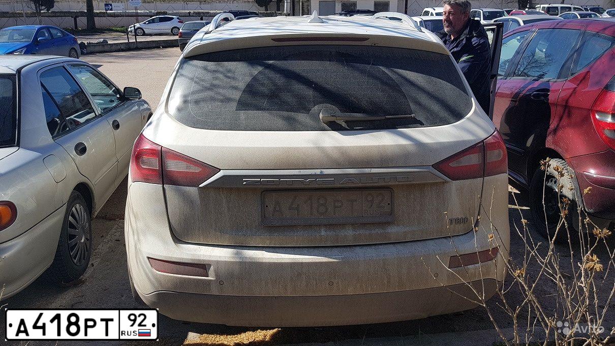 Фото автомобиля ЗОТЬЕ Т600 СУВ 1.5Т, 2017 — госномер А418РТ92. Цвет: Белый