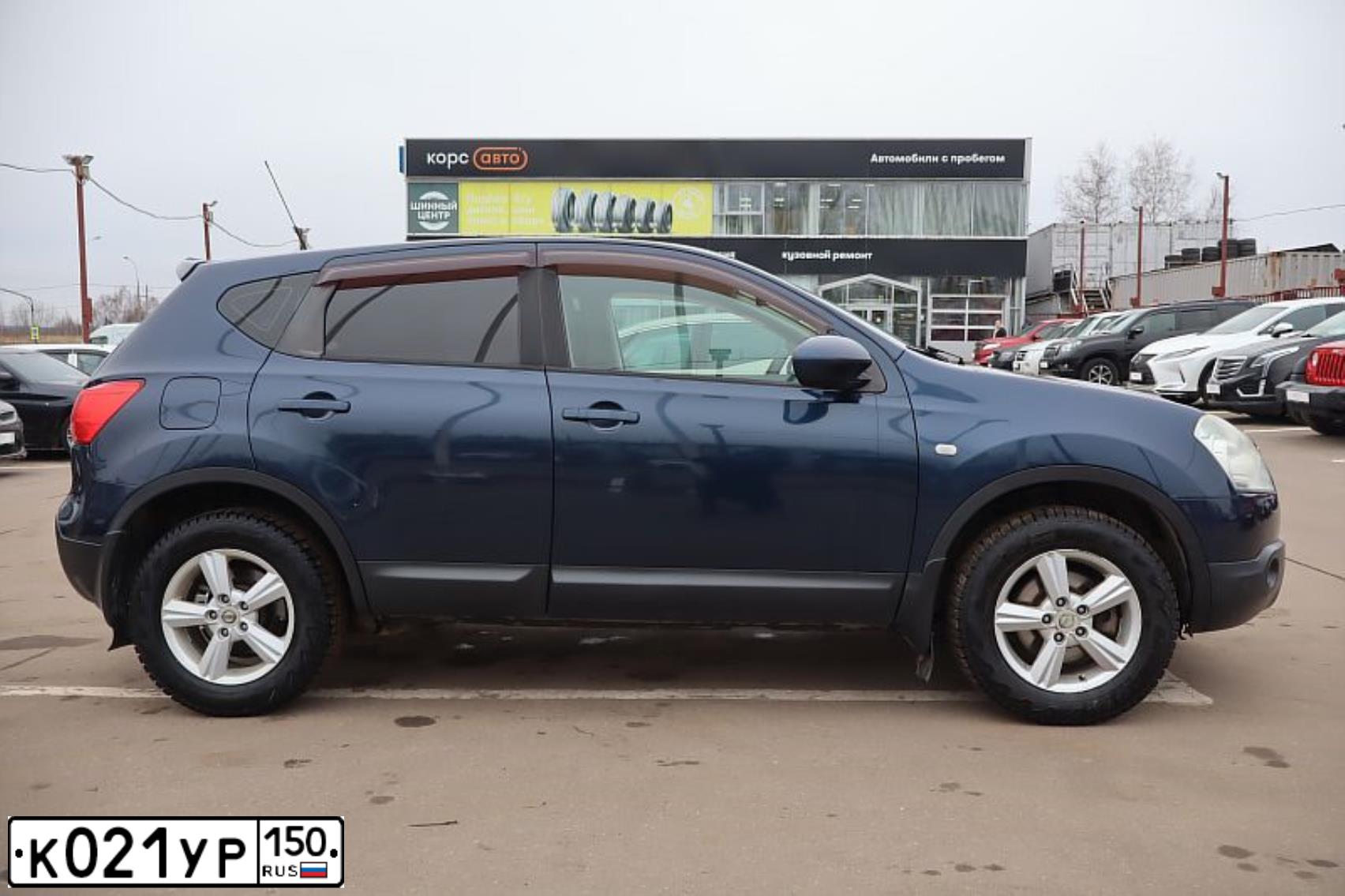 Фото автомобиля NISSAN QASHQAI, 2008 — госномер С375ХЕ750. Цвет: СИНИЙ ТЕМНЫЙ