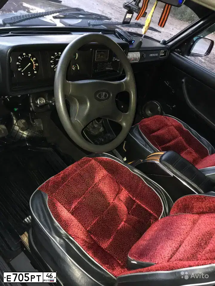 Фото автомобиля LADA 2107, 2007 — госномер Е705РТ46. Цвет: ТЕМНО-ВИШНЕВЫЙ