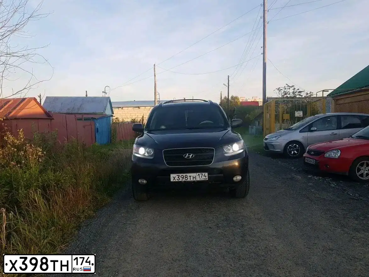 Фото автомобиля HYUNDAI SANTA FE, 2006 — госномер Х708РТ72