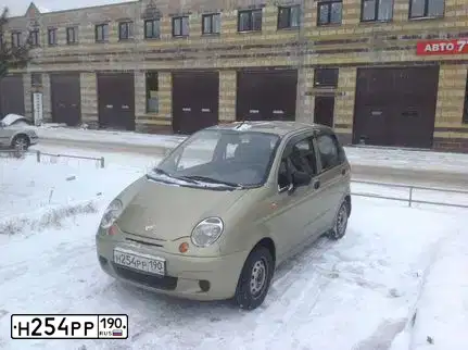 Фото автомобиля DAEWOO MATIZ, 2011 — госномер Н254РР190. Цвет: ПЕСОЧНЫЙ