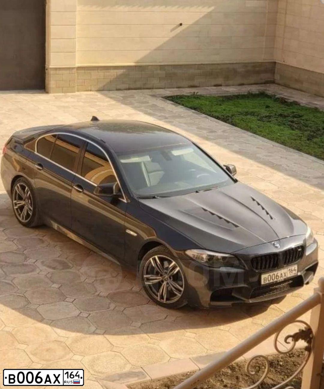 Фото автомобиля BMW 520I, 2012 — госномер В834ВО06. Цвет: ТЕМНО-СЕРЫЙ