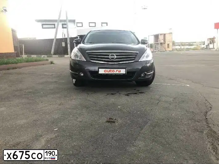 Фото автомобиля NISSAN TEANA, 2011 — госномер Н528ТР32. Цвет: СЕРО-СИРЕНЕВЫЙ