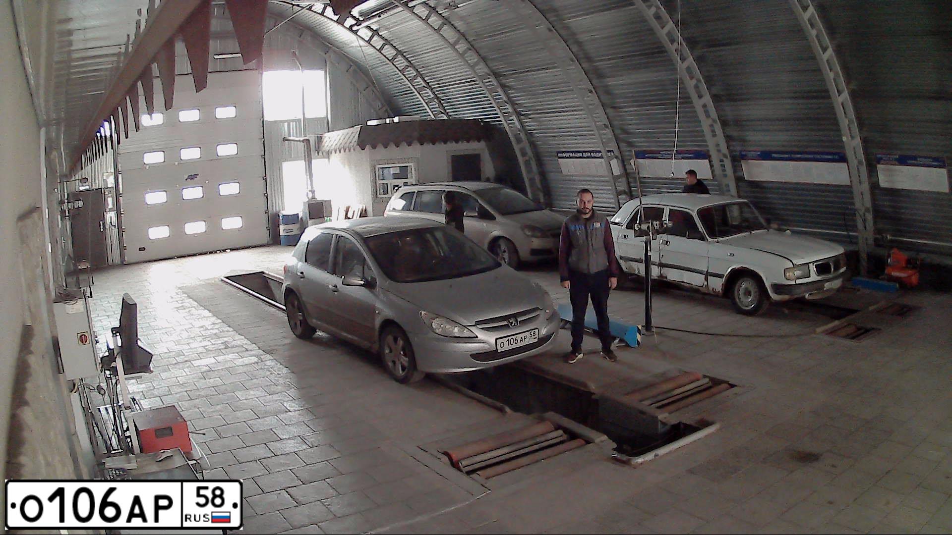 Фото автомобиля PEUGEOT T 307, 2003 — госномер К776РВ763. Цвет: Серый