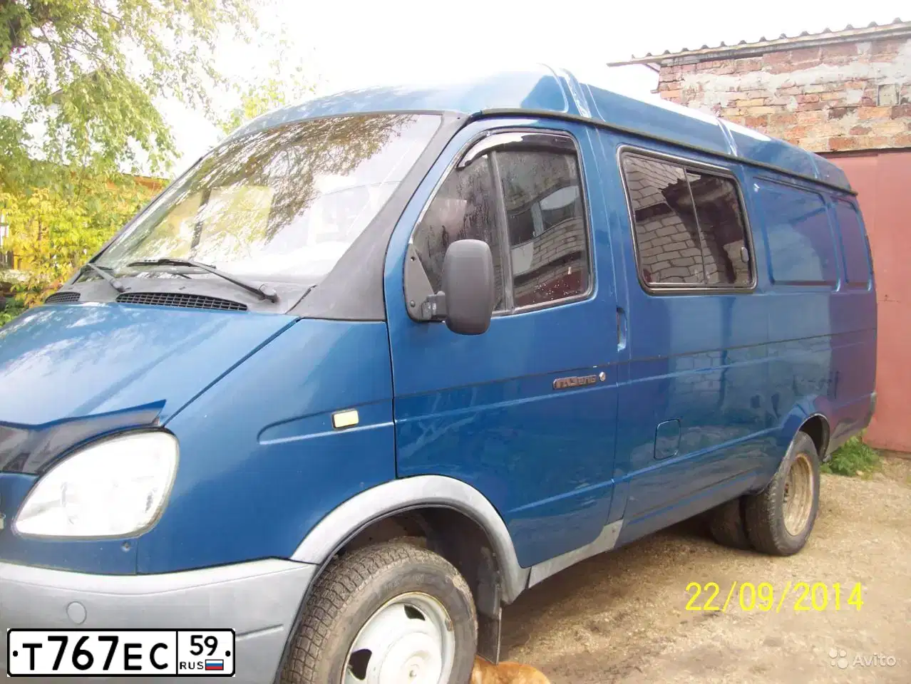 Фото автомобиля GAZ 2705 EL, 2004 — госномер Н109СК196. Цвет: синий