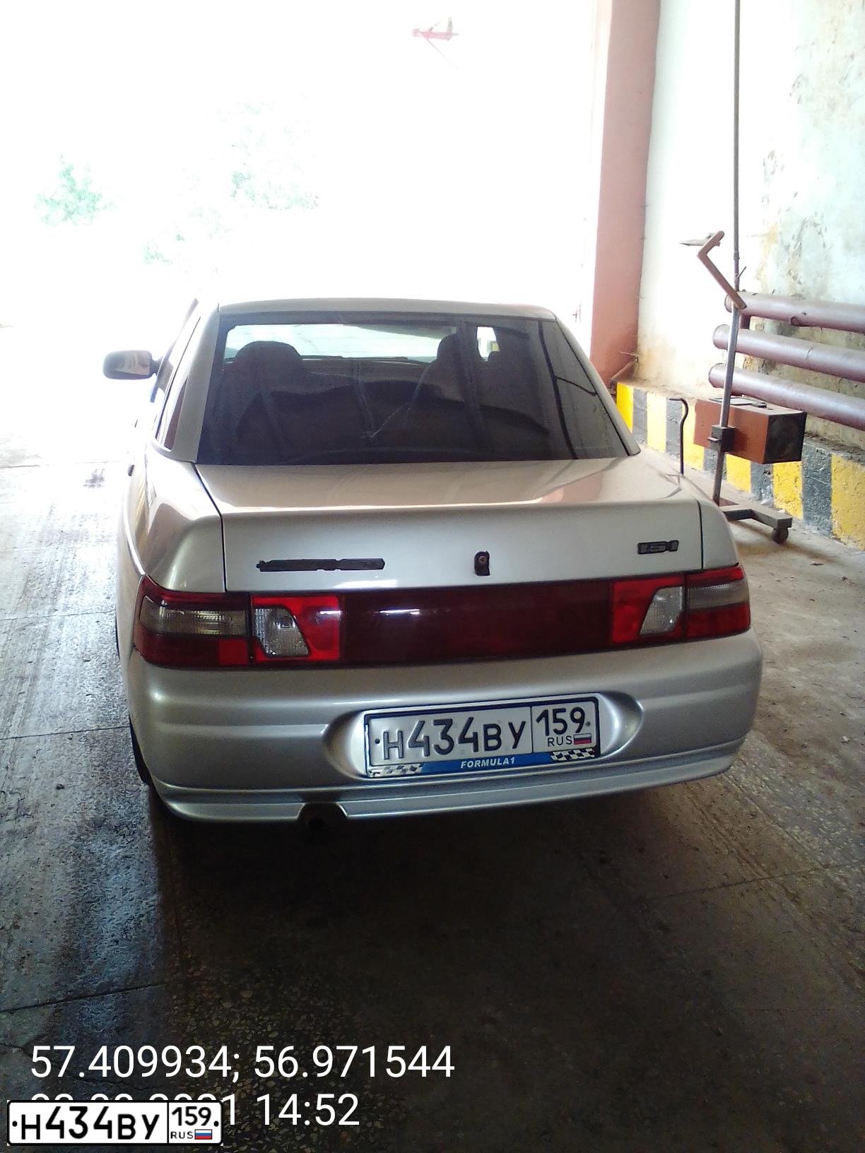 Фото автомобиля LADA 2110 LADA, 2007 — госномер О745ОН159. Цвет: СВЕТЛО-СЕРЕБРИСТЫЙ МЕТАЛЛ