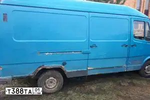 Фото автомобиля MERCEDES SPRINTER, 1991 — госномер Т388ТА01. Цвет: СИНИЙ