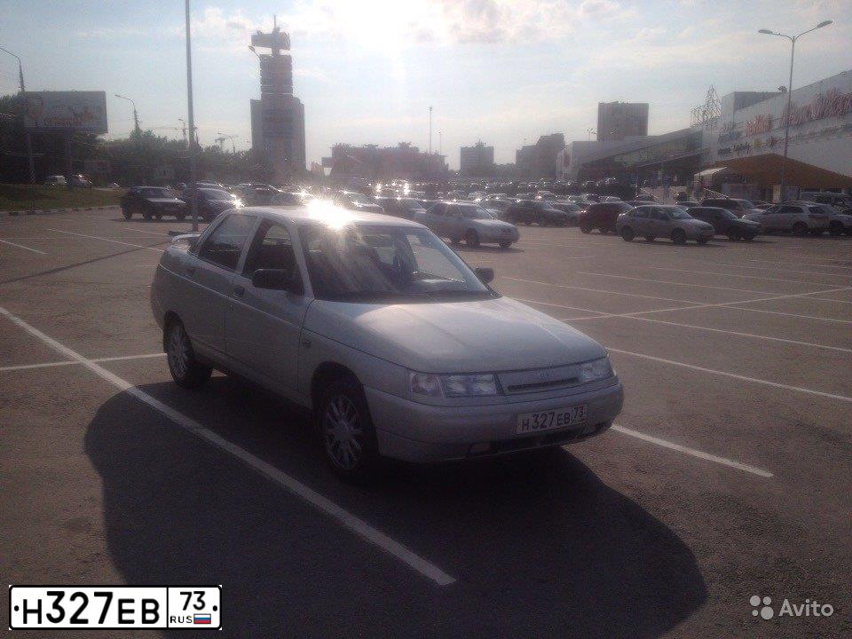 Фото автомобиля LADA 2110, 2005 — госномер К232РН73. Цвет: МОЛОЧНО-БЕЛЫЙ СЕРЕБРИСТЫЙ