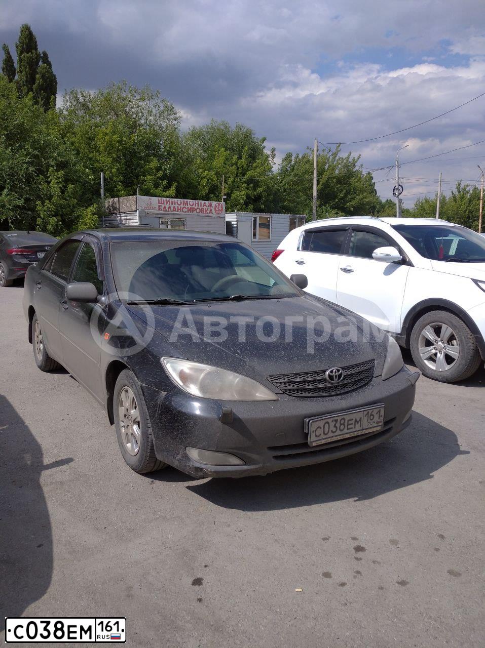 Фото автомобиля TOYOTA CAMRY, 2003 — госномер Е271КС97. Цвет: ЧЕРНЫЙ