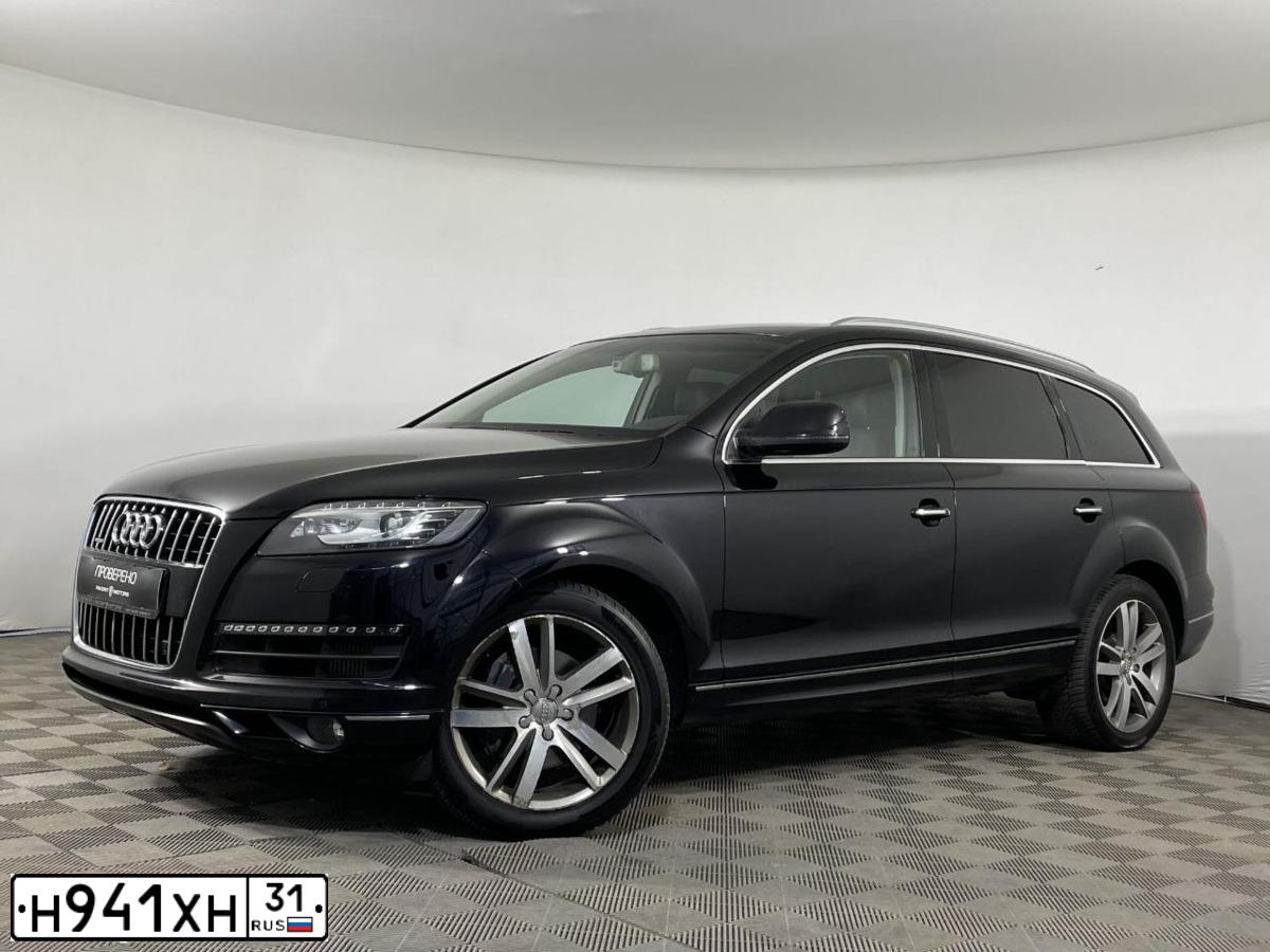 Фото автомобиля AUDI Q7, 2014 — госномер Н941ХН31. Цвет: ЧЕРНЫЙ