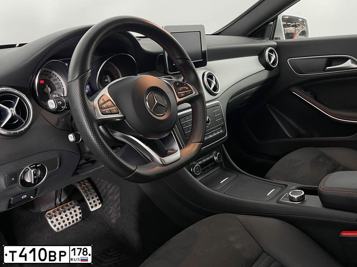 Фото автомобиля MERCEDES-BENZ CLA200, 2015 — госномер В538ОУ790. Цвет: Серебристый