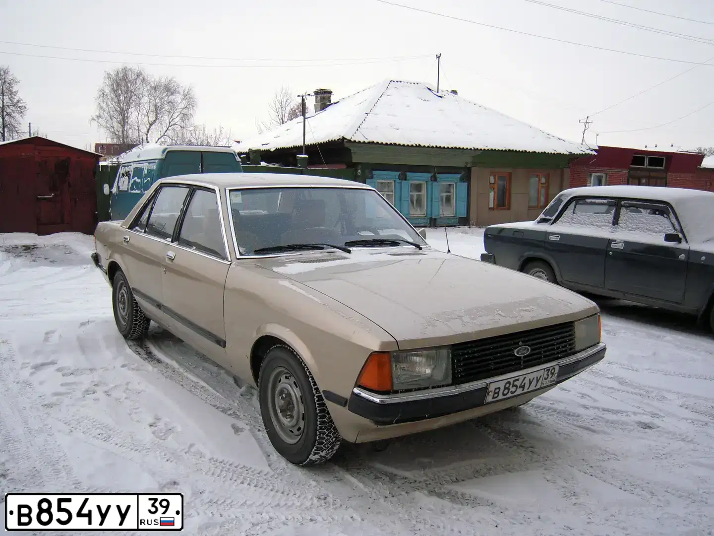 Фото автомобиля ФОРД FORD GRANADA, 1977 — госномер У886ЕО196