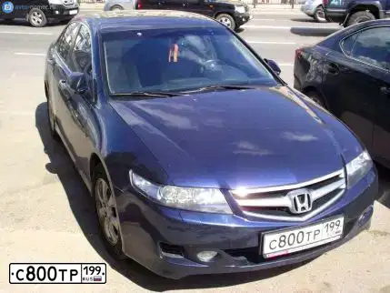 Фото автомобиля HONDA ACCORD, 2007 — госномер С800ТР199. Цвет: ТЕМНО-СИНИЙ