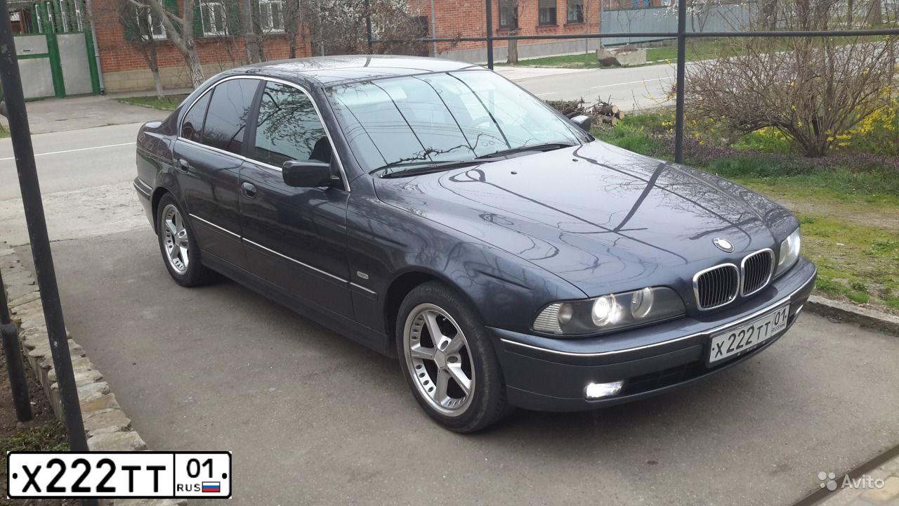 Фото автомобиля BMW SERIE 5, 2004 — госномер Х222ТТ01. Цвет: Серебристый
