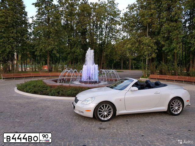 Фото автомобиля LEXUS SC, 2002 — госномер М111МХ38. Цвет: БЕЛЫЙ