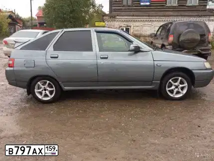 Фото автомобиля LADA 2112, 2008 — госномер О880МХ159. Цвет: Средний серо-зеленый мет.