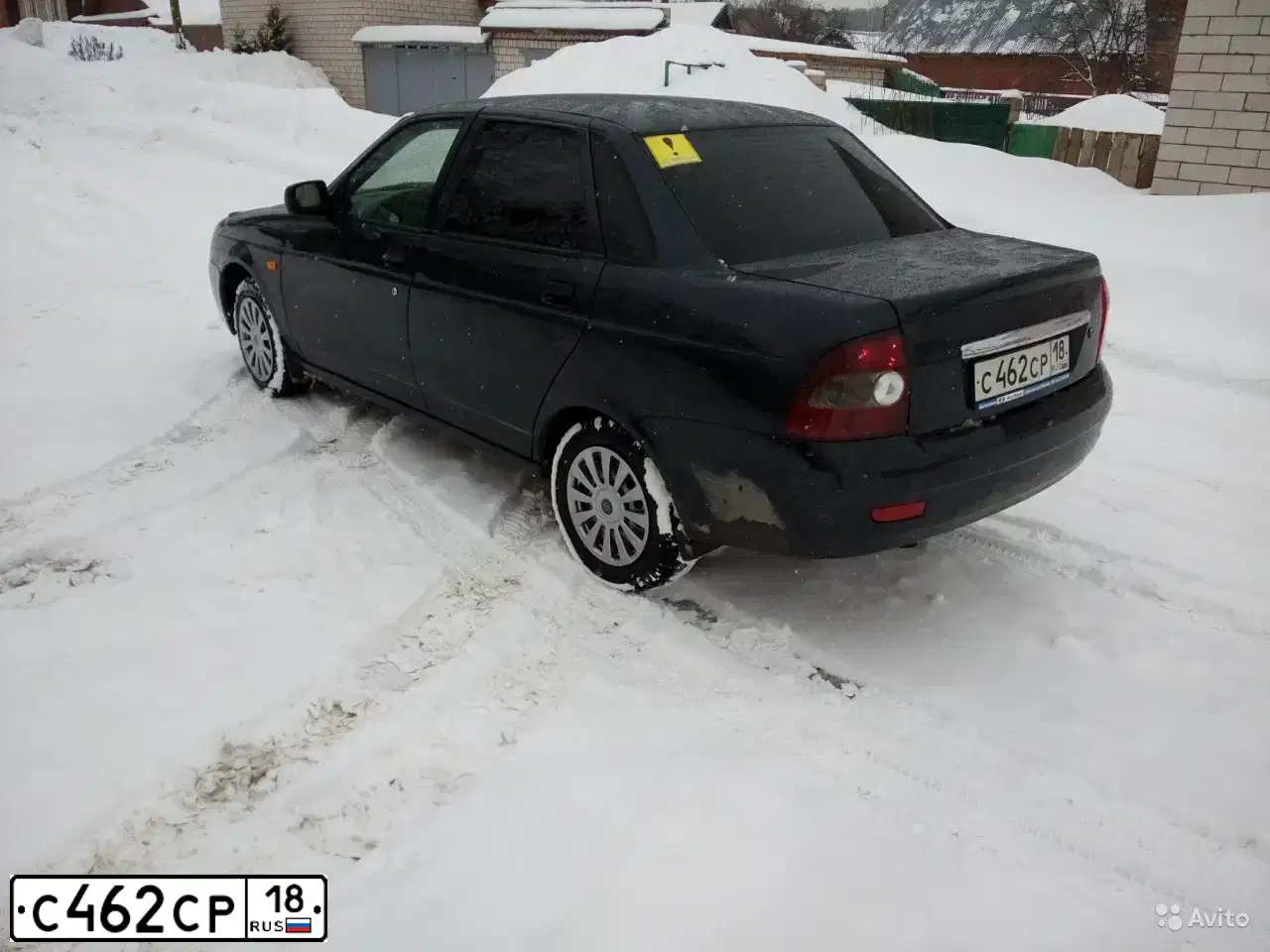 Фото автомобиля LADA 2170 PRIORA, 2008 — госномер С462СР18. Цвет: ГРАФИТОВЫЙ МЕТАЛЛИК