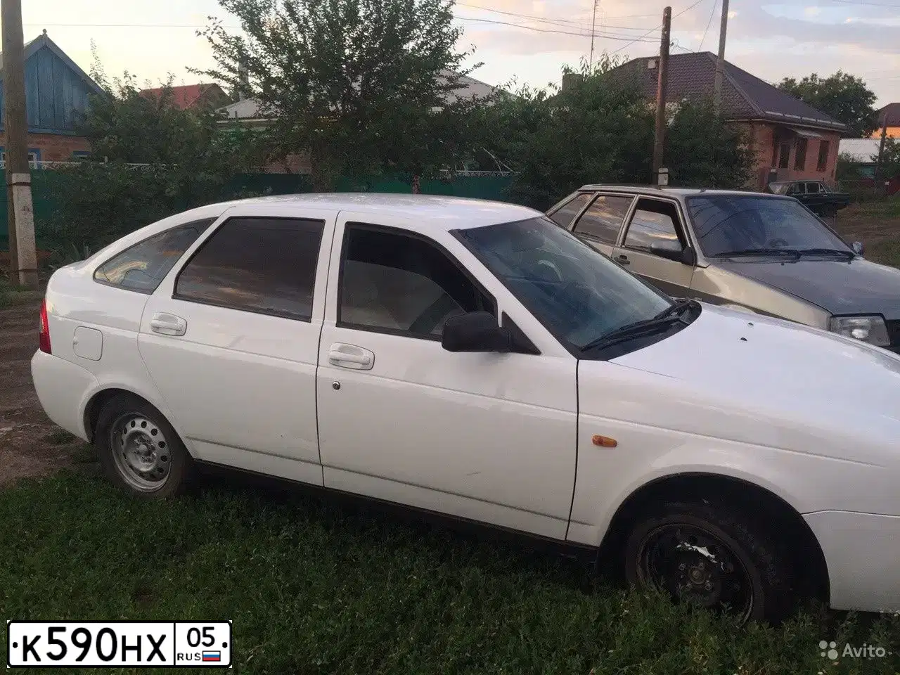 Фото автомобиля LADA PRIORA, 2009 — госномер Т539УО60. Цвет: Белый