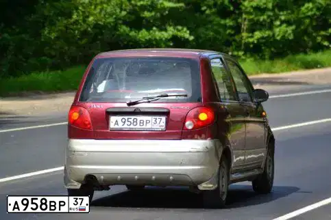 Фото автомобиля DAEWOO MATIZ, 2007 — госномер Т172АТ790. Цвет: СПЕЛАЯ ВИШНЯ
