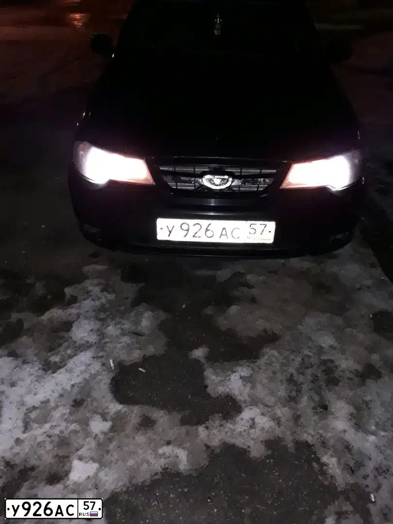 Фото автомобиля DAEWOO O NEXIA, 2010 — госномер У926АС57. Цвет: Бледно-Черный