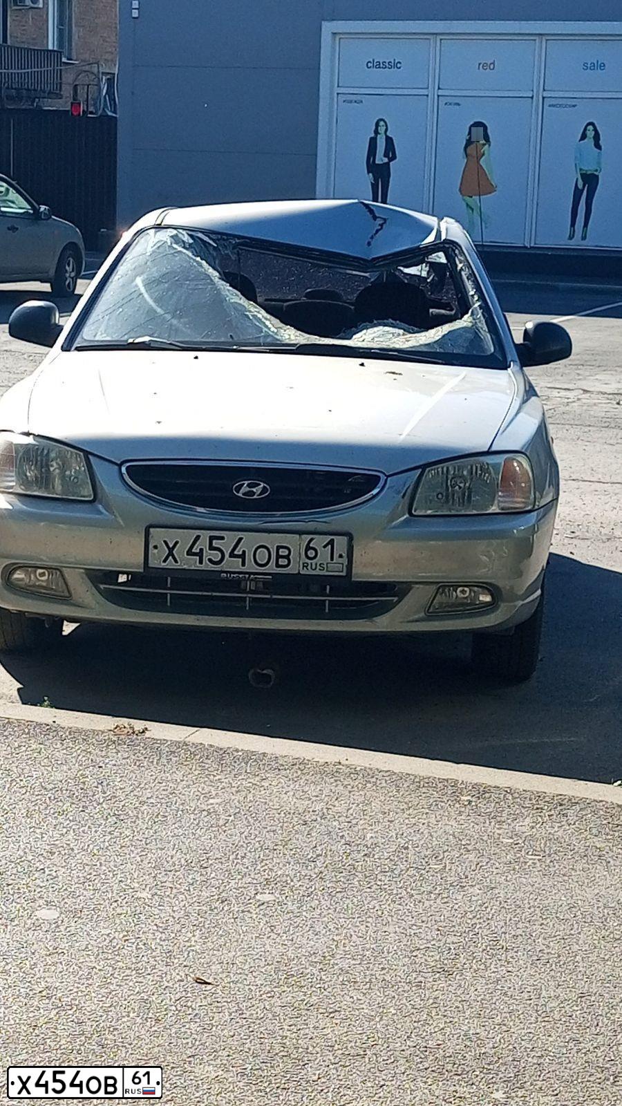 Фото автомобиля HYUNDAI ACCENT, 2008 — госномер А414АХ181. Цвет: ГРАФИТОВЫЙ МЕТАЛЛИК
