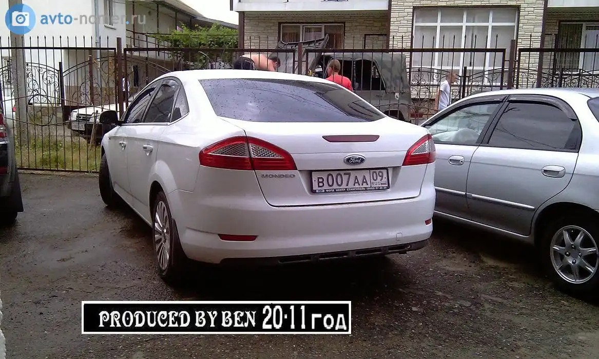 Фото автомобиля BMW SERIE 7, 2005 — госномер В007АА09. Цвет: Серебристый