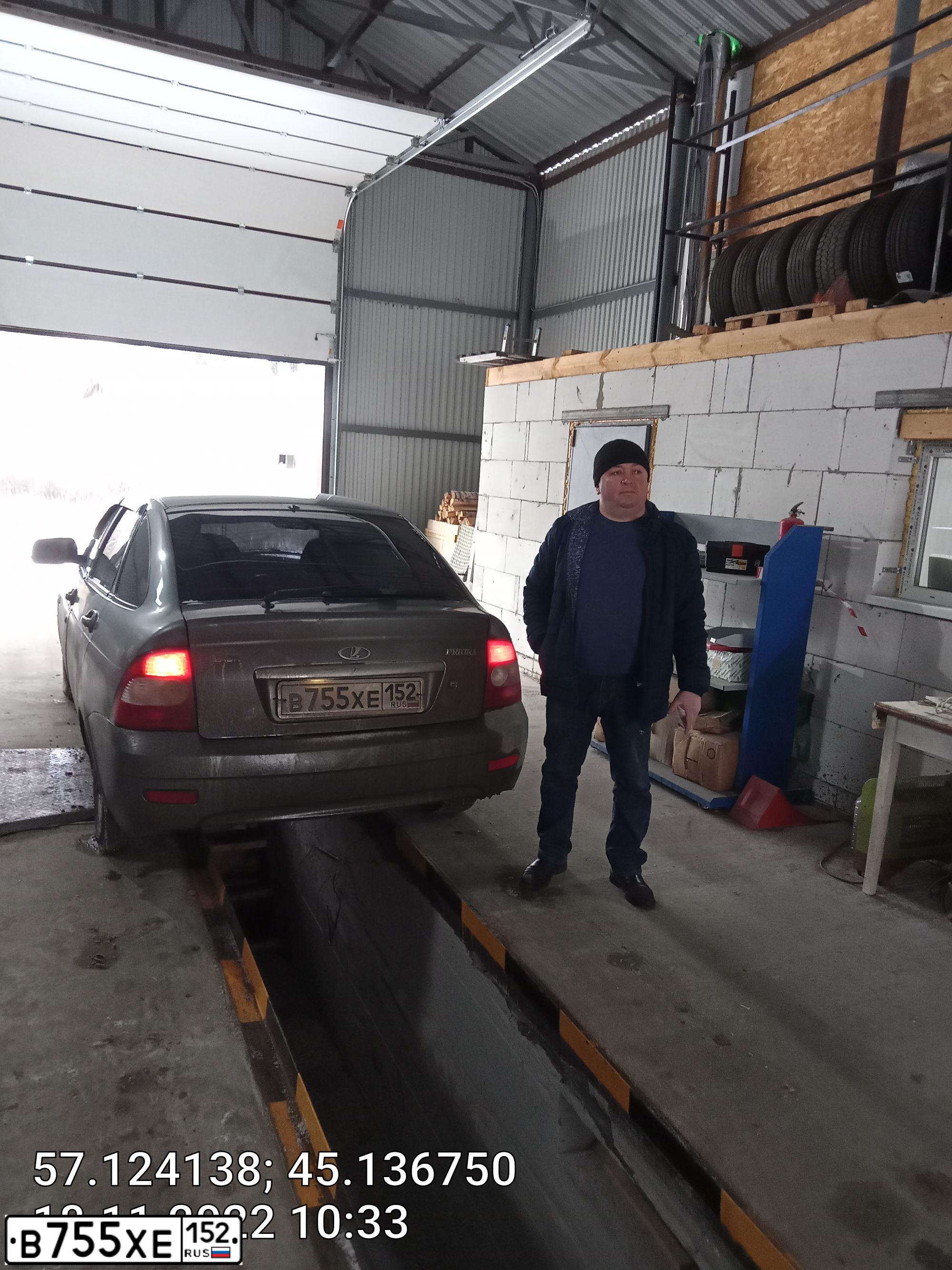 Фото автомобиля LADA 2172 PRIORA, 2011 — госномер Т415ХН152. Цвет: СРЕДНИЙ СЕРО-ЗЕЛЕНЫЙ