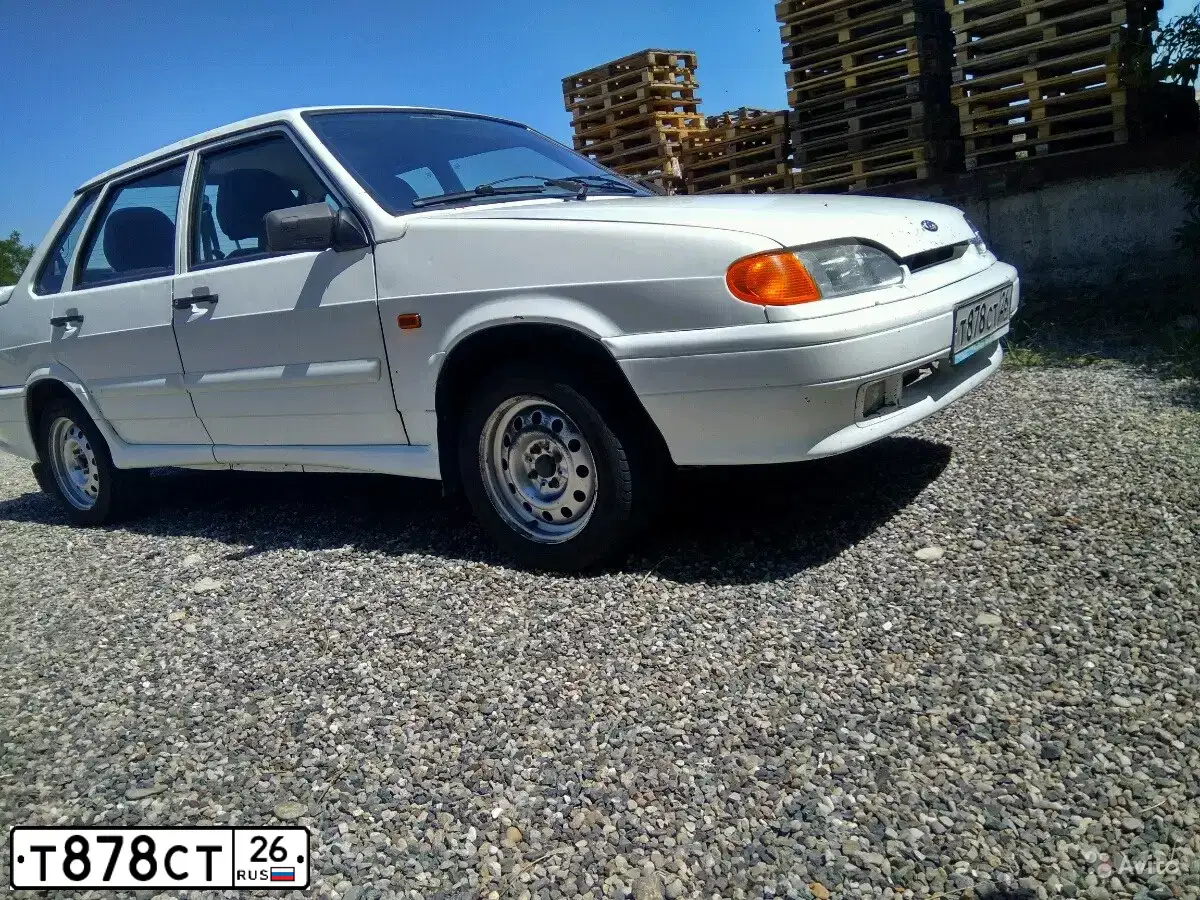Фото автомобиля LADA 2115 SAMARA, 2009 — госномер В823СР126. Цвет: Белый