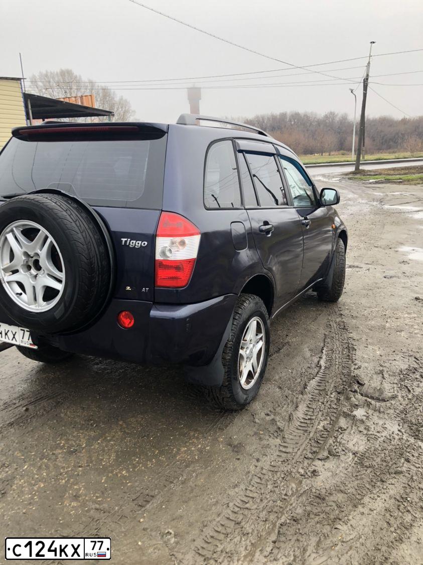Фото автомобиля CHERY TIGGO, 2009 — госномер К297АУ04. Цвет: синий