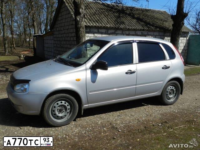 Фото автомобиля LADA 1119 KALINA, 2010 — госномер А770ТС93. Цвет: Серебристый