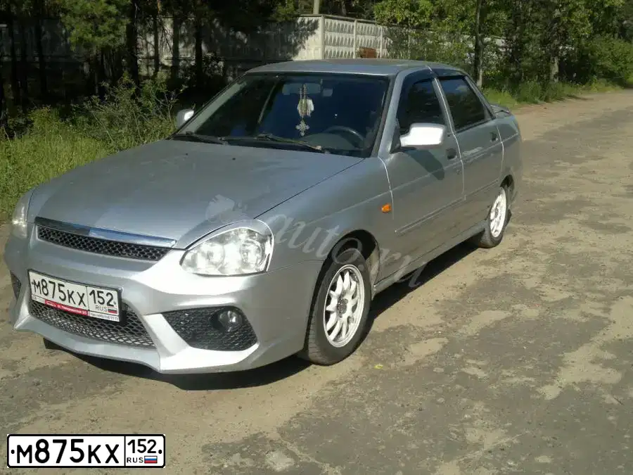 Фото автомобиля LADA 2170 PRIORA, 2008 — госномер М875КХ152. Цвет: ЧЕРНЫЙ