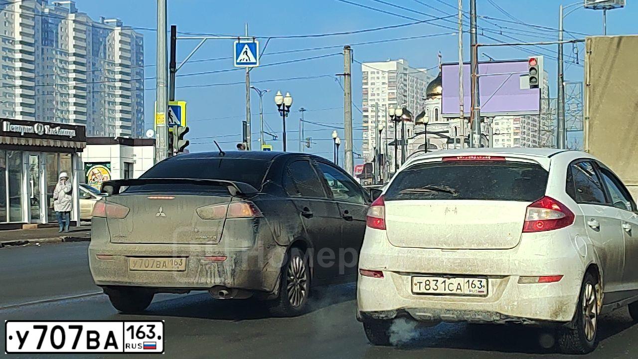 Фото автомобиля MITSUBISHI LANCER, 2012 — госномер С013ТВ163. Цвет: ЧЕРНЫЙ