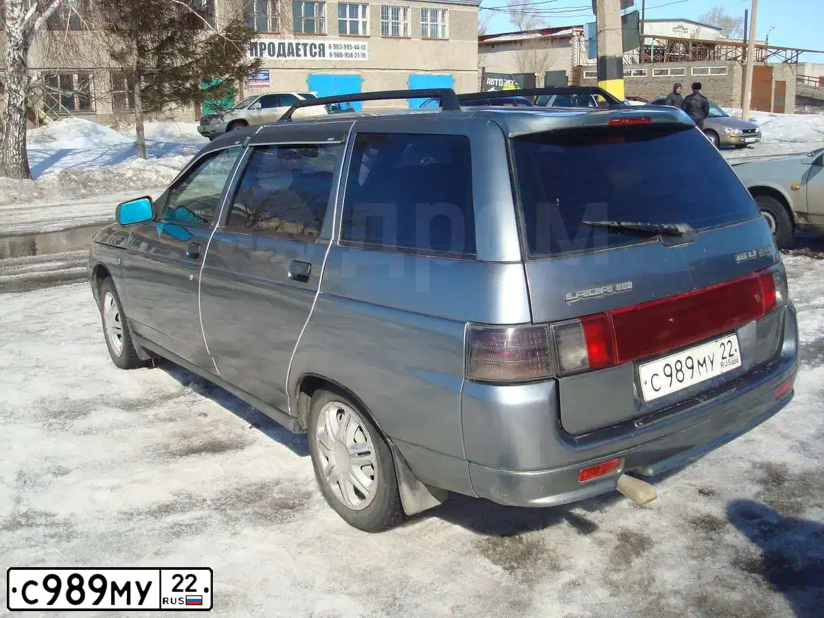 Фото автомобиля LADA 2111, 2005 — госномер С989МУ22. Цвет: СРЕДНИЙ СЕРО-ЗЕЛЕНЫЙ МЕТ.