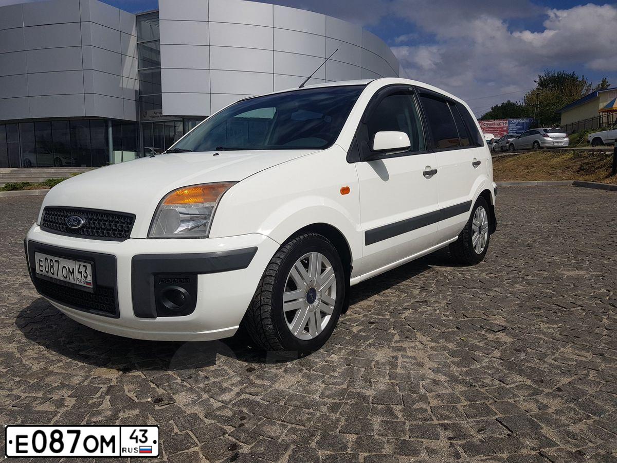 Фото автомобиля FORD FUSION, 2006 — госномер К284СА82. Цвет: Белый