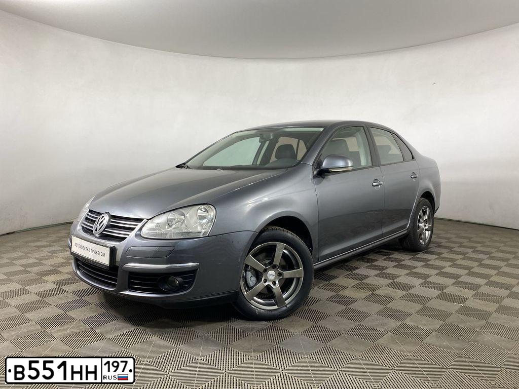 Фото автомобиля VOLKSWAGEN JETTA, 2008 — госномер В551НН197. Цвет: Серый