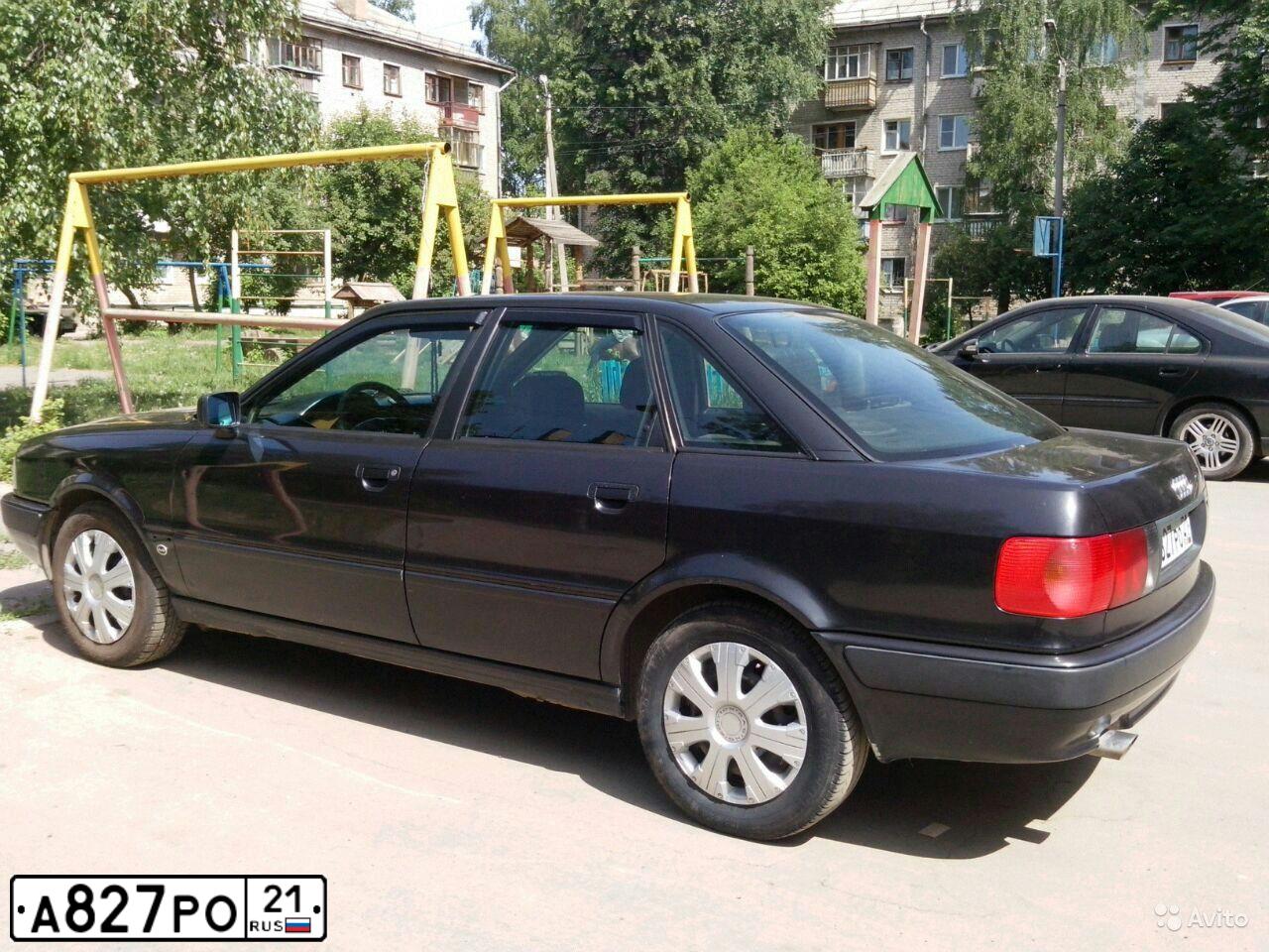 Фото автомобиля AUDI 80, 1992 — госномер Н130РХ97. Цвет: ЧЕРНЫЙ