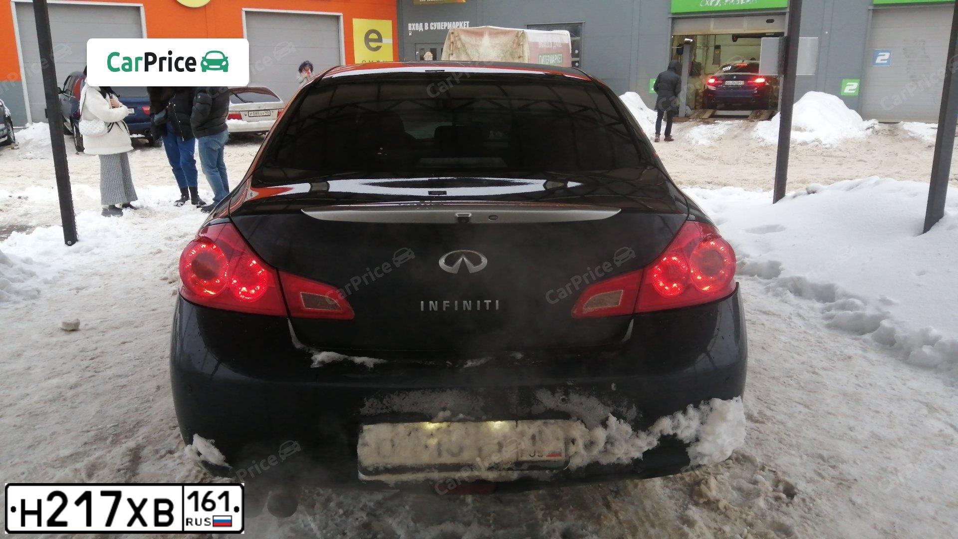 Фото автомобиля INFINITI G, 2010 — госномер О143ТУ40. Цвет: ЧЕРНЫЙ