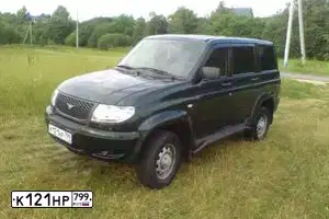 Фото автомобиля UAZ Z 3163 PATRIOT, 2012 — госномер К121НР799. Цвет: ЗЕЛЕНЫЙ ТЕМНЫЙ