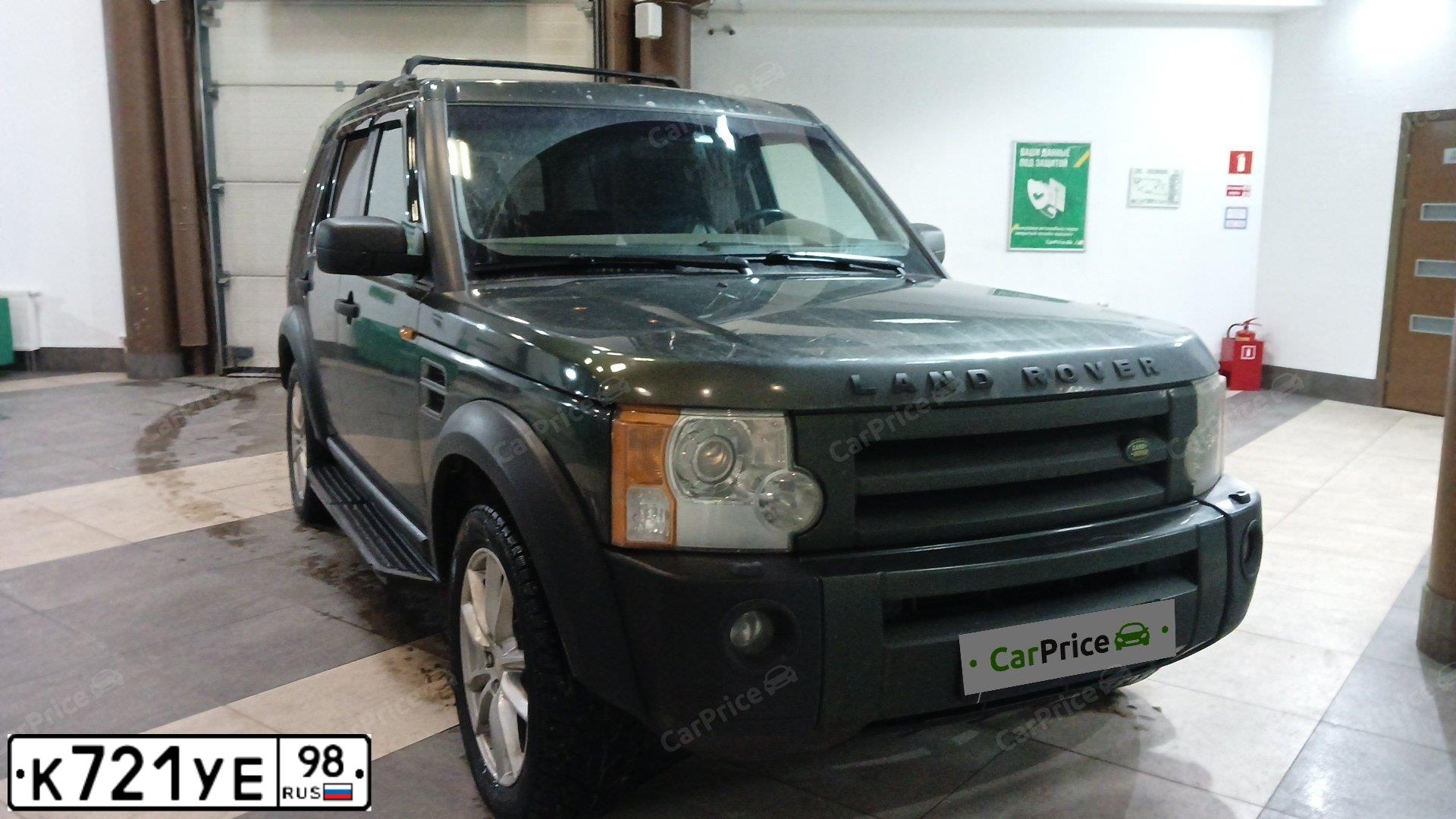 Фото автомобиля LAND ROVER DISCOVERY, 2005 — госномер Н110ТЕ193. Цвет: Темно-зеленый