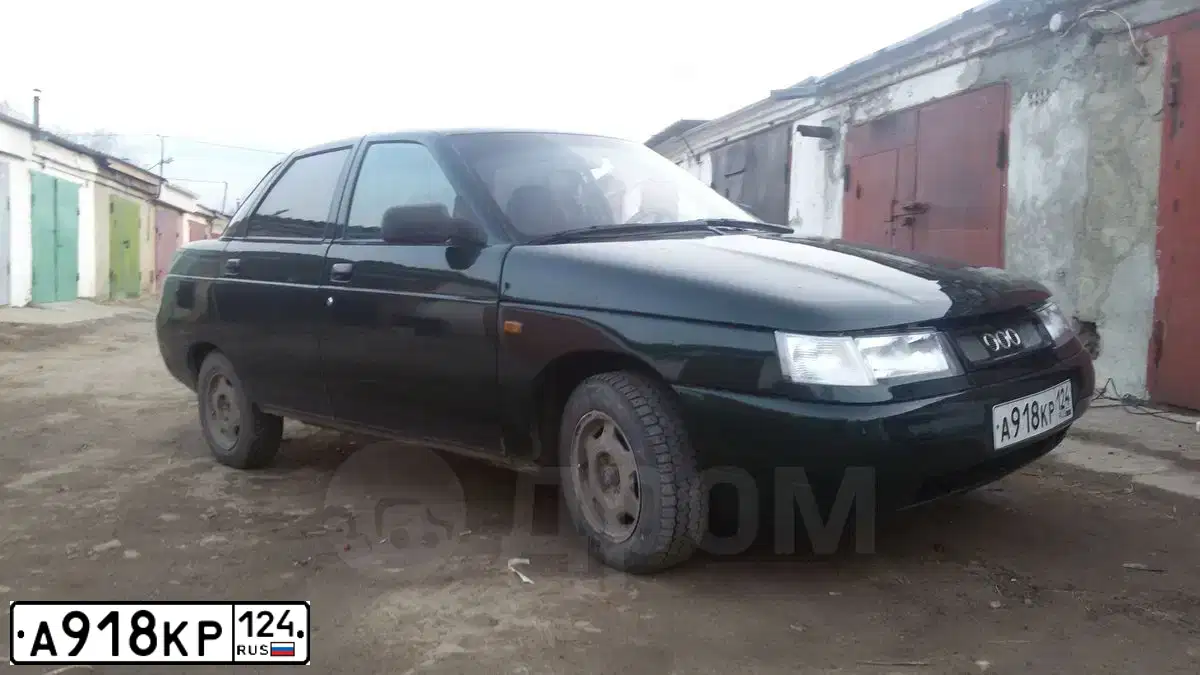 Фото автомобиля LADA 2110, 2003 — госномер А918КР124. Цвет: ЗЕЛЕНЫЙ