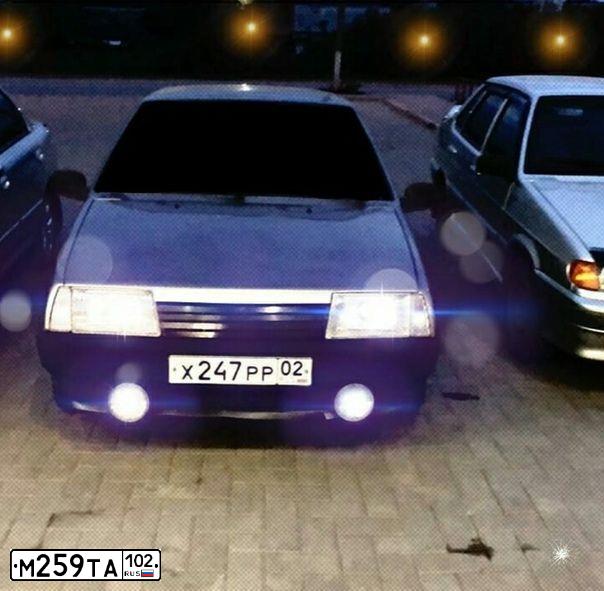 Фото автомобиля LADA 2114 SAMARA, 2009 — госномер М259ТА102. Цвет: Темно-зеленый