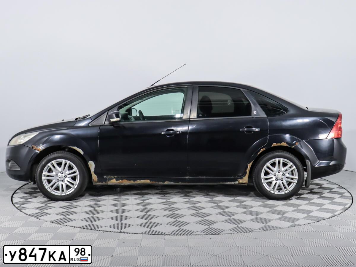 Фото автомобиля FORD FOCUS, 2008 — госномер О312ММ29. Цвет: ЧЕРНЫЙ
