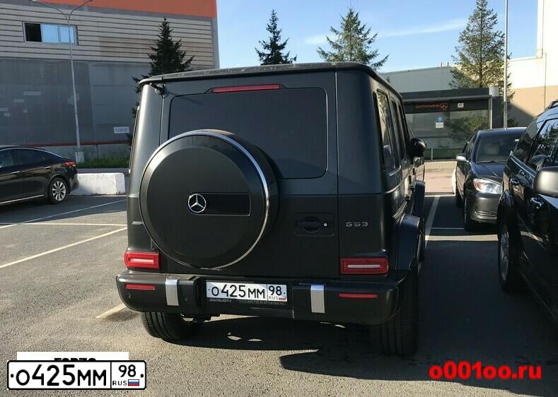 Фото автомобиля MERCEDES S-KLASSE, 2010 — госномер О425ММ98. Цвет: ЧЕРНЫЙ