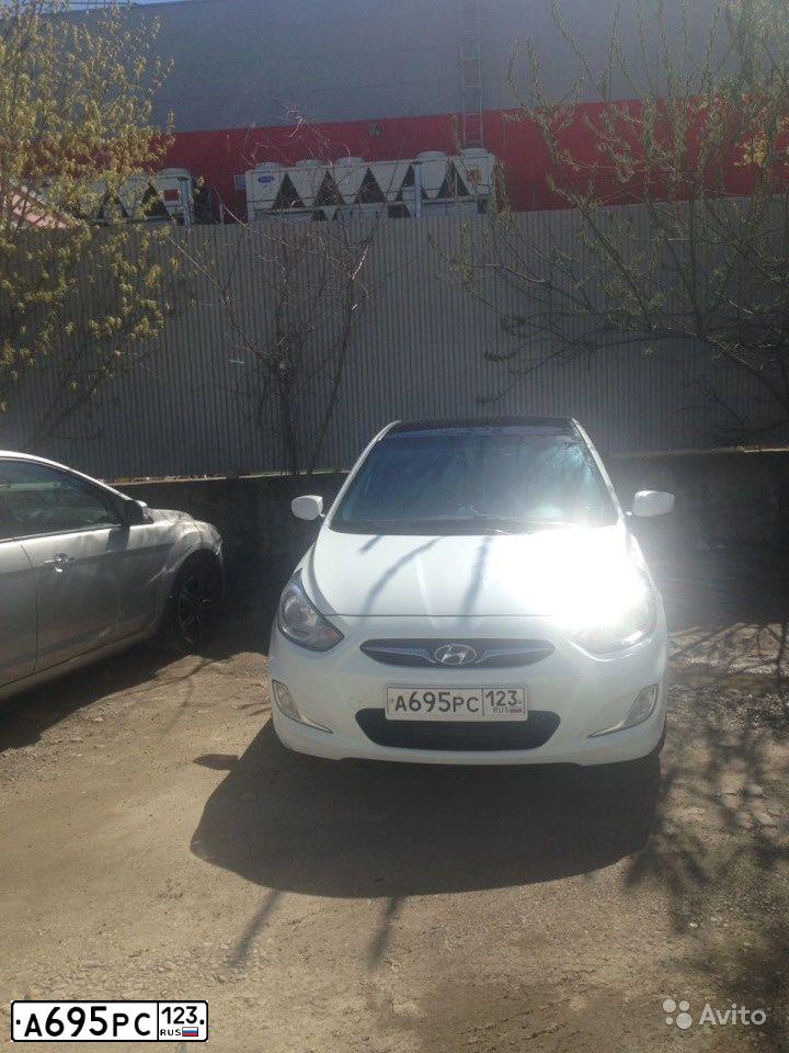 Фото автомобиля HYUNDAI SOLARIS, 2012 — госномер В918ВМ09. Цвет: Белый