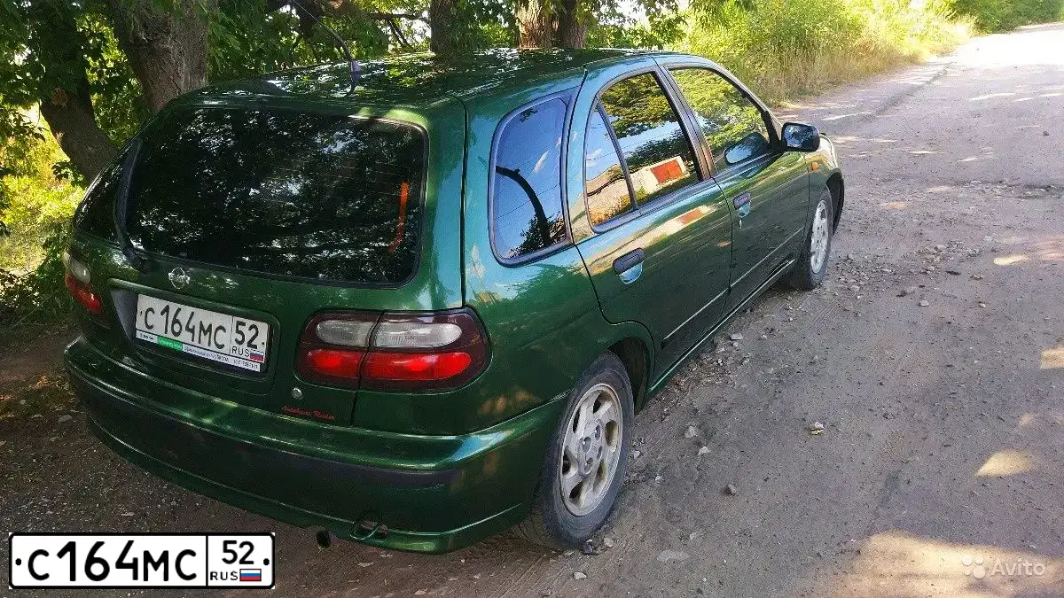 Фото автомобиля NISSAN ALMERA, 1999 — госномер С164МС52. Цвет: ЗЕЛЕНЫЙ